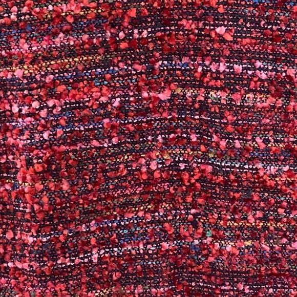 Yak Magik Silk Velvet Whimsigoth Jacket Red Fairy Grunge Fringe Maximalist-L - Picture 12 of 16